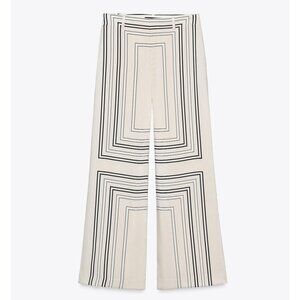 ZARA ZW COLLECTION PRINTED PANTS STRIPED